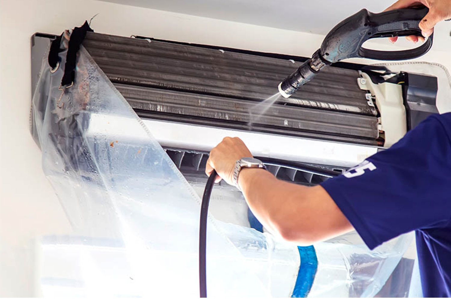 Jet Pump AC Cleaning